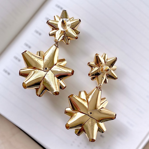 BaubleBar Gold-tone “Holly” Drop Earrings - Picture 7 of 10